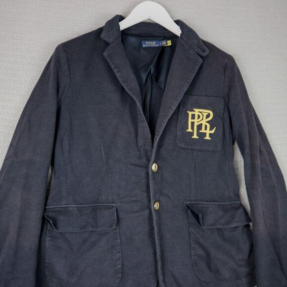 Polo Ralph Lauren Womens Nautical Embroidered Faded Blazer Tailored Jacket - Picture 3 of 7
